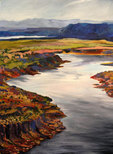 Kathryn Field oil paintings from the southwest US